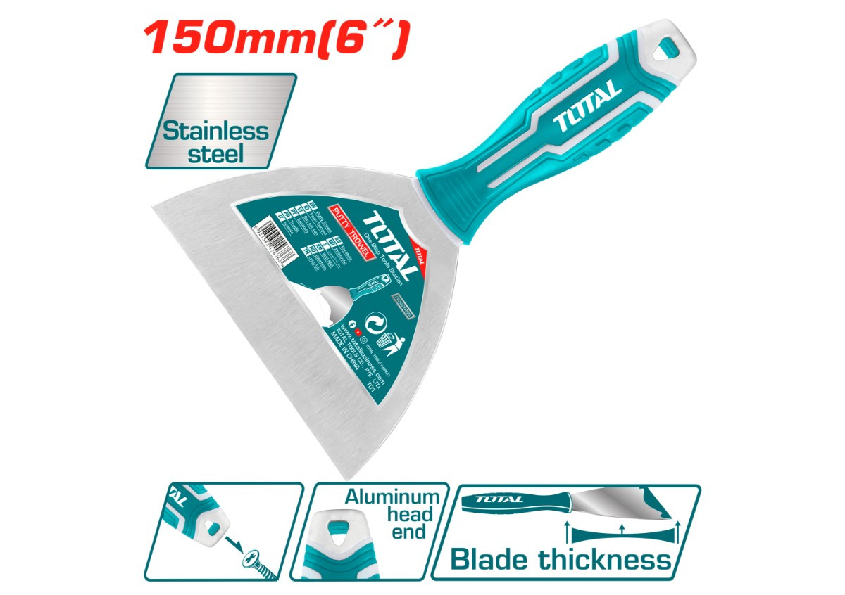 Ծեփիչ (շպատել) 150մմ TOTAL THT6831506