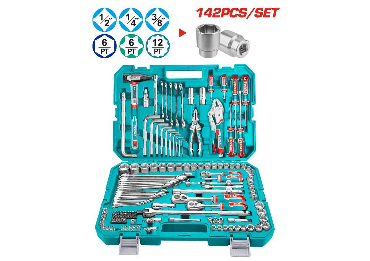 Набор инструмента комбинированный  TOTAL THKTHP21426