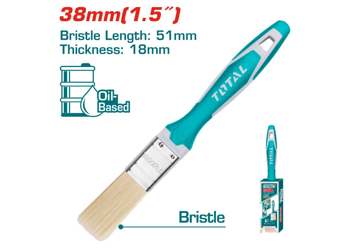 Վրձին 38մմ ռետինե բռնակով TOTAL THT84156