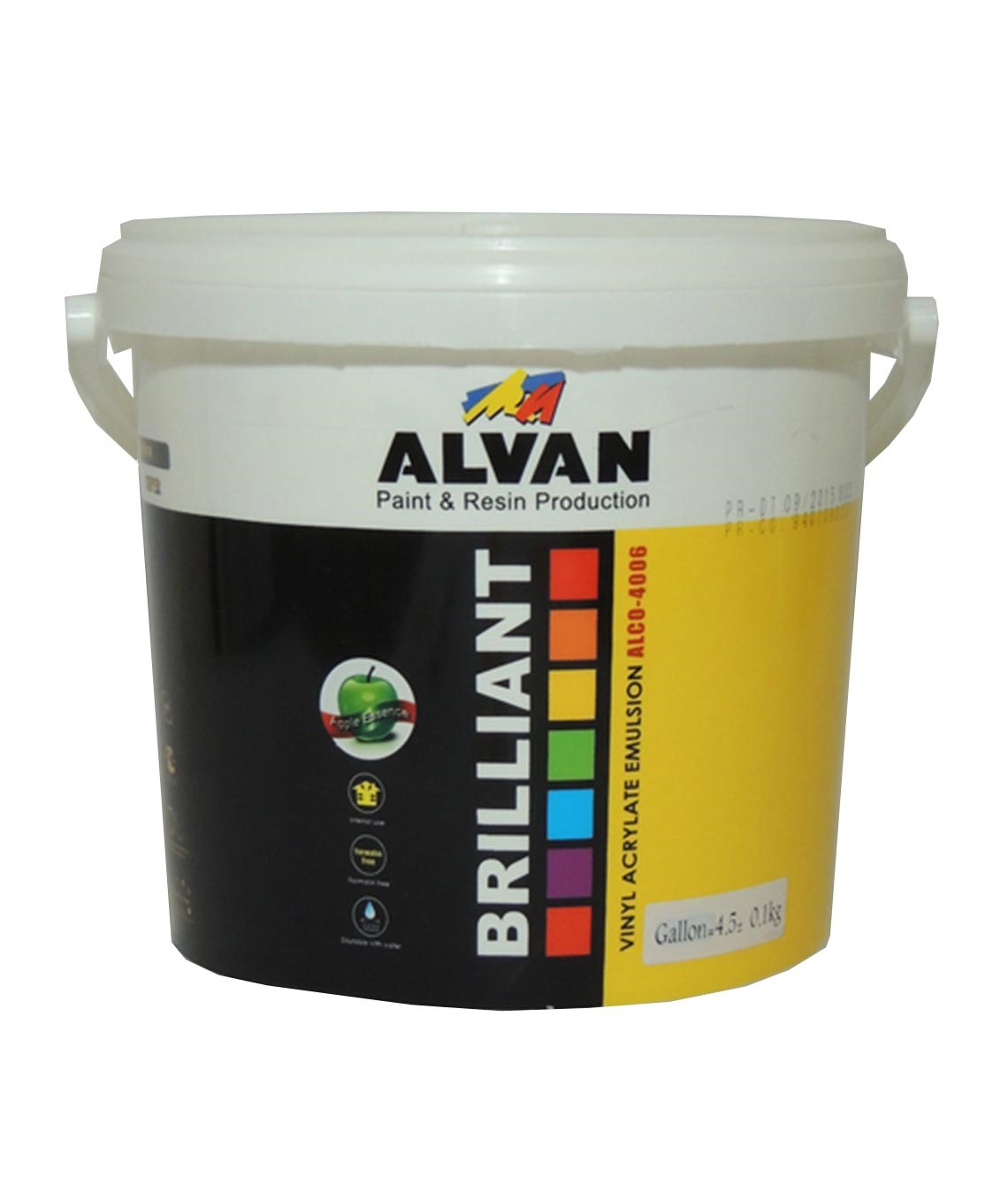 Ներկ ջրաէմուլսիոն  4,5կգ  Brilliant  ALVAN