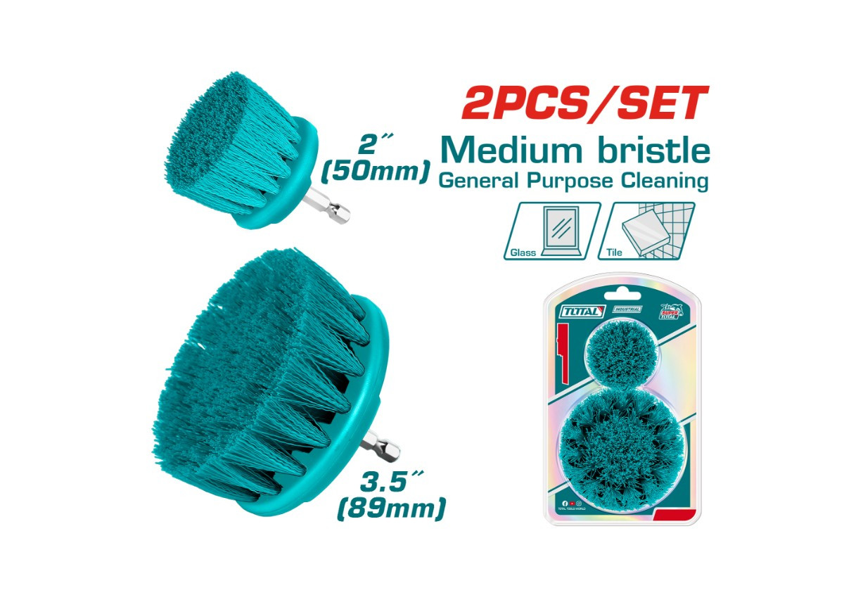 Щетка-головка средней жесткости 2шт TACM2235 TOTAL