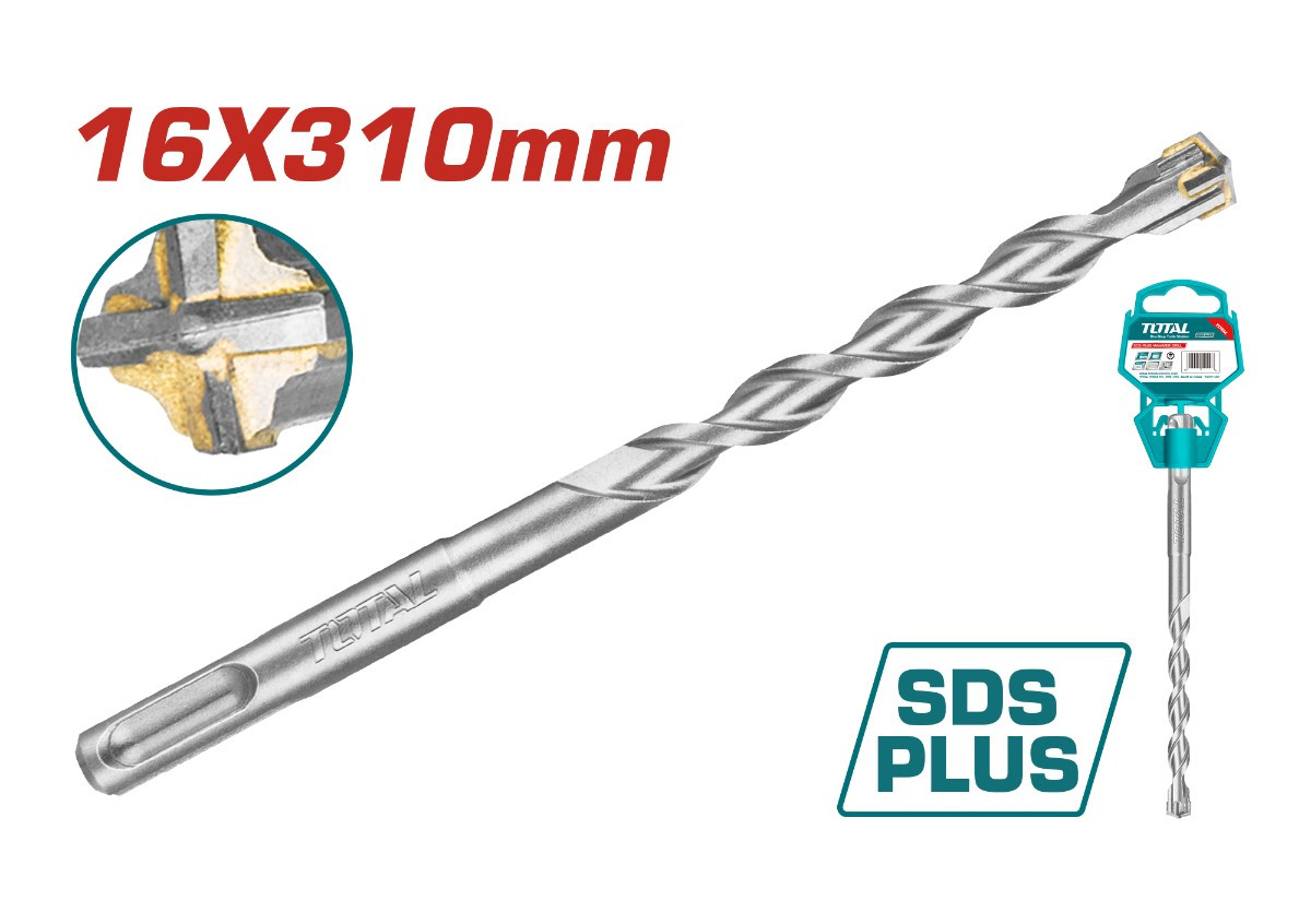 Бур SDS Plus 16x310mm  TAC311604C TOTAL