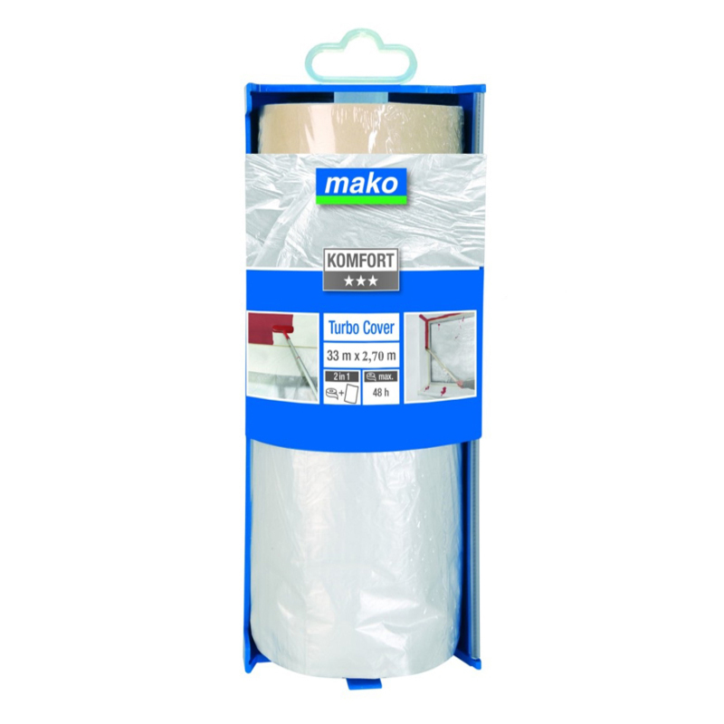 Пленка защитная Turbo Cover в диспенсере, 2700мм*33м*10мкм Mako