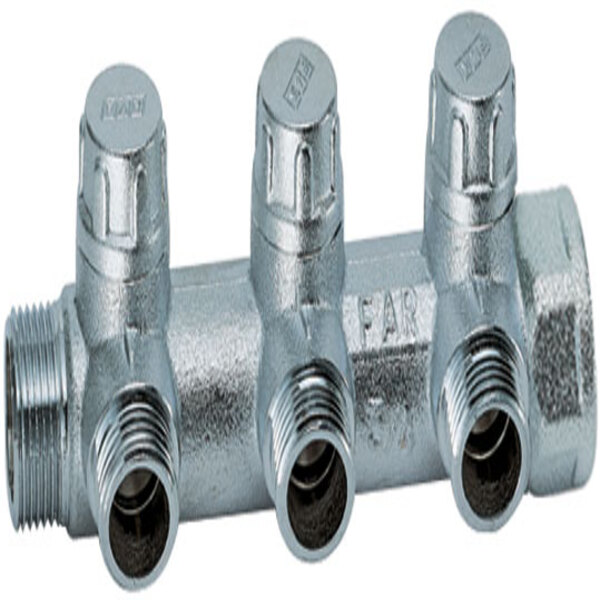 Կոլեկտոր խցանով 3/4 (ՆՊ-ԱՊ), ելքերը՝1/2 FAR