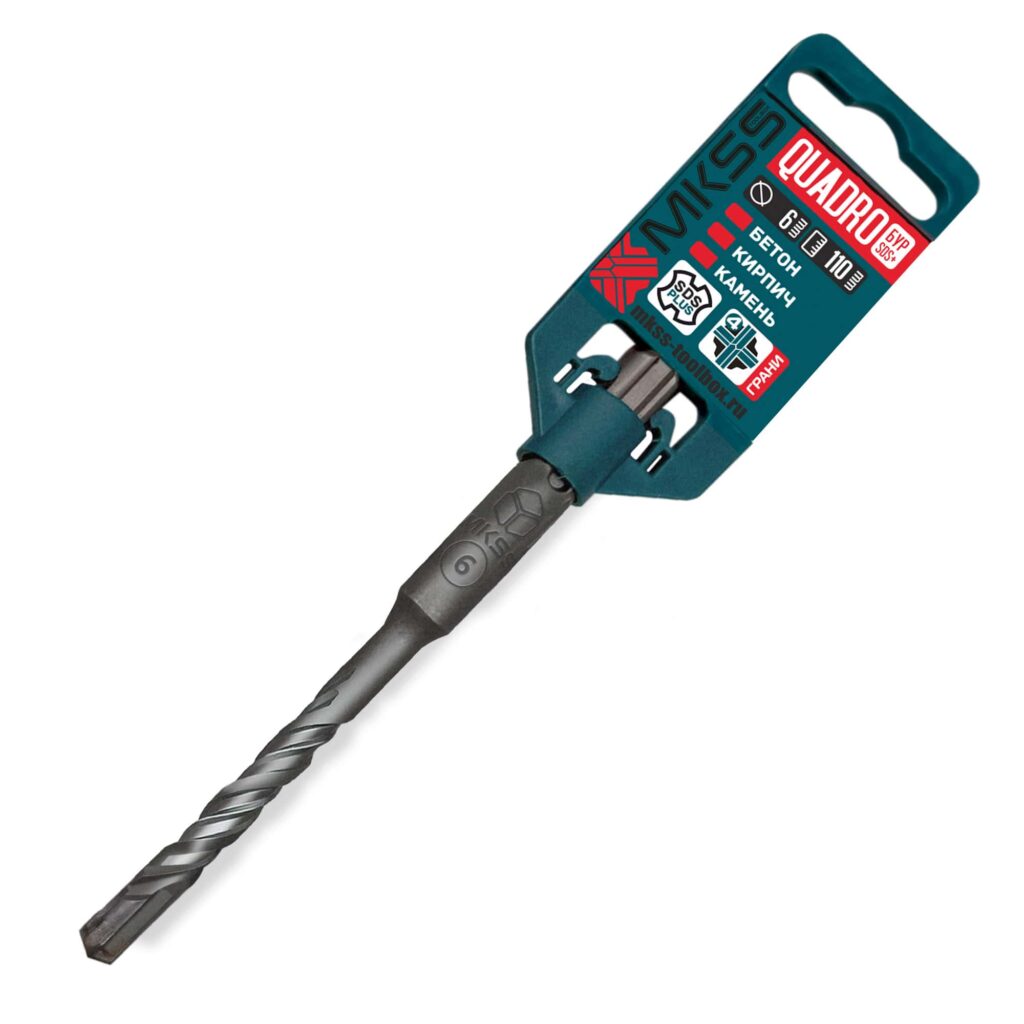 Հարվածային գայլիկոն բետոնի 6*110մմ "QUADRO" MKSS