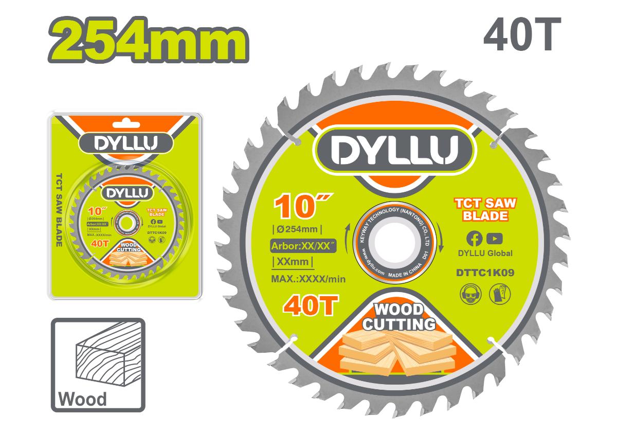 Диск отрезной по дереву 254мм DYLLU DTTC1K09