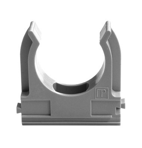 Пластиковый зажим серый 16мм (100/2000) ПРОМРУКАВ