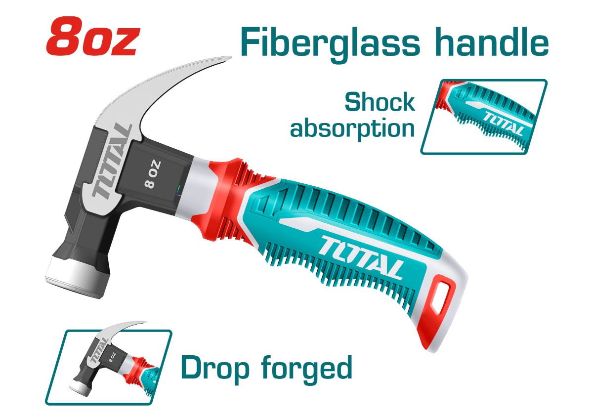 Մուրճ մեխահան փոքր TOTAL THCH61008D