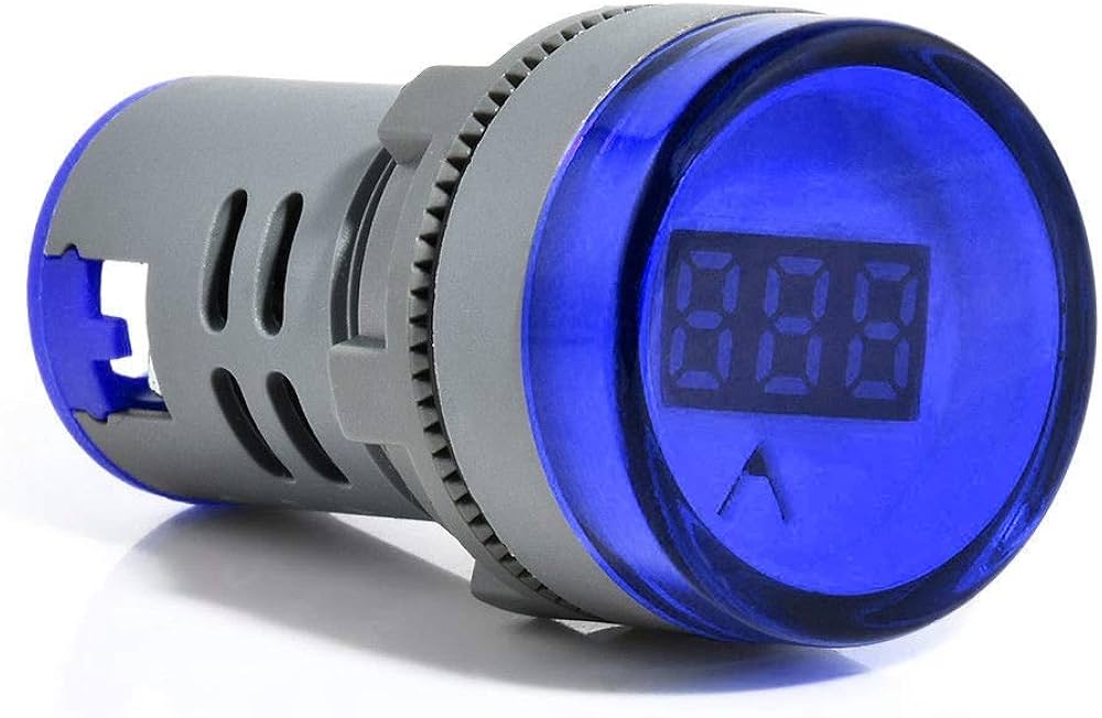 Լույս կապույտ վոլտմետր թվային կլոր 70-500V VD22 IEK