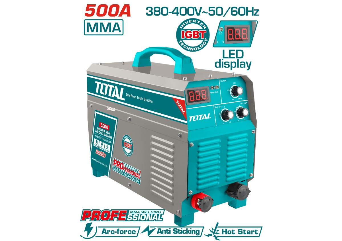 Եռակցման սարք եռաֆազ 500A TOTAL TW25005