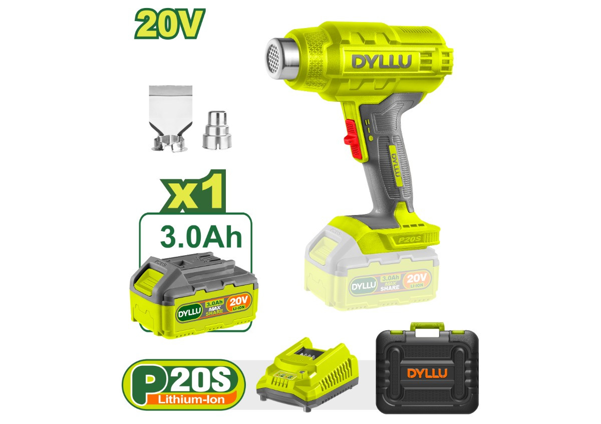 Մարտկոցային տեխնիկական ֆեն DYLLU DTKH1B01 100-200 լ-ր