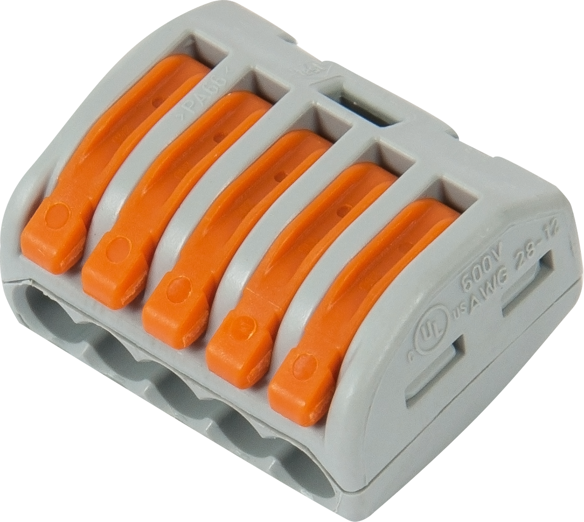 Клемники зажимные для проводов  5P 32A/2 50V 2.5մմԱ GRAY 50PCS.(50)