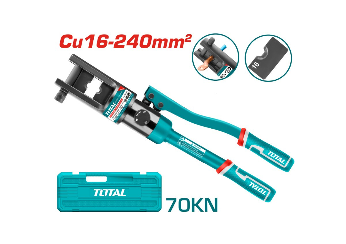 Гидравлический обжимной инструмент 70 кН TOTAL THCT0240