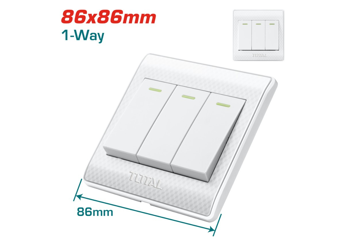 Անջատիչ 3 տեղ 16A 250V TOTAL THESSH03101