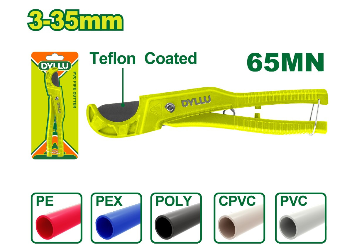 Труборез ПВХ  DTPC54636 3-35мм DYLLU