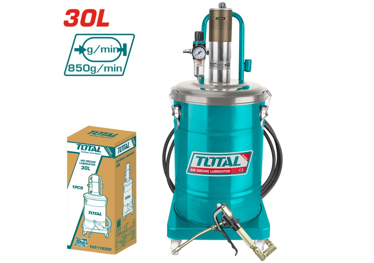 Лубрикатор для воздушной смазки 30 л TOTAL THT118302