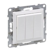 Անջատիչ Suno 3 ստեղն․ սպիտակ Legrand