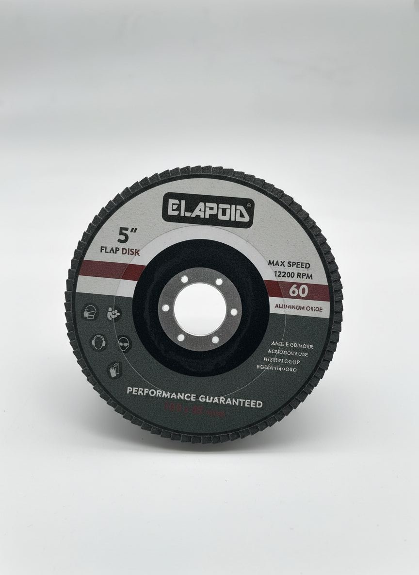 Հղկող ֆլեպ սկավառակ  կապույտ 125*60P  Elapoid