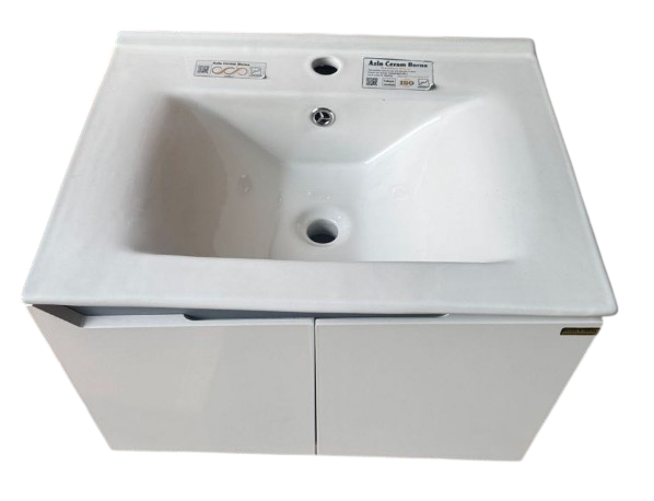 Լվացարան դարակով կախովի PVC 600*460 M403-60 AN