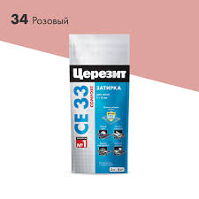 Затирка Ce33 1 кг Розовый Ceresit