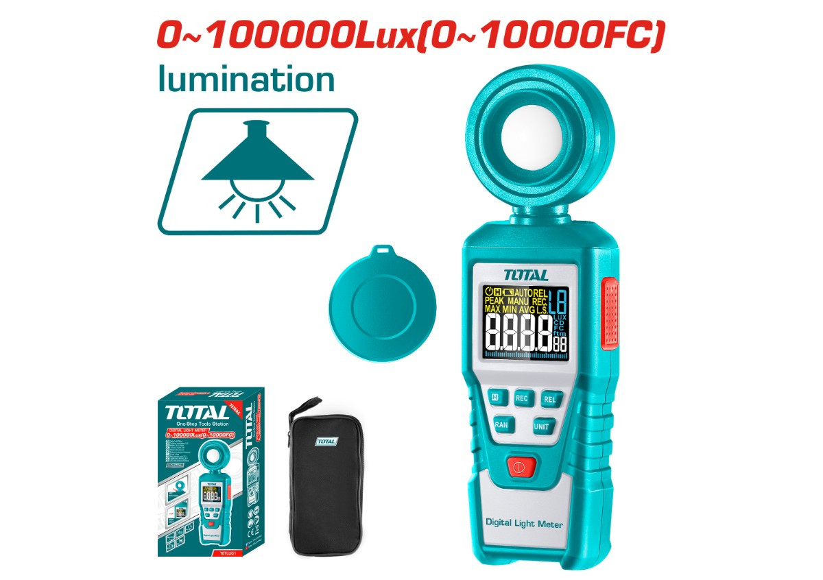 Թվային լուսային լյուքսմետր TOTAL TETLU01