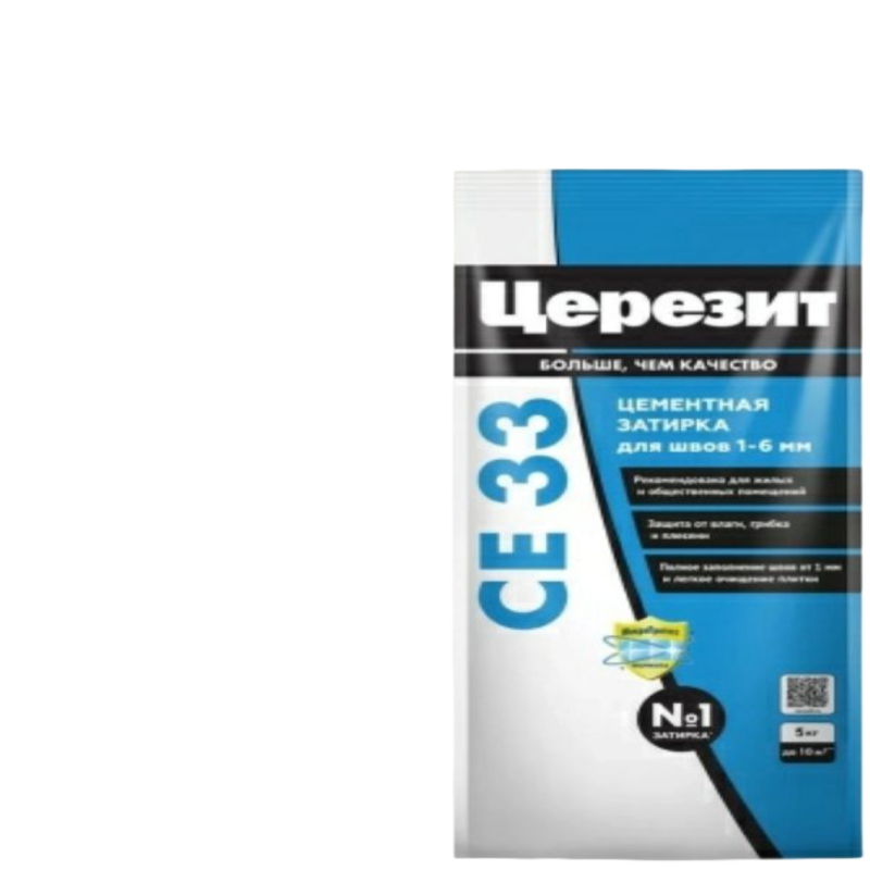 Затирка Ce33 1кг Серая Ceresit