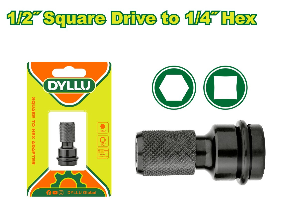 Քառակուսի-վեցանկյուն ադապտեր DYLLU DTSV7K01 1-2-1-4''