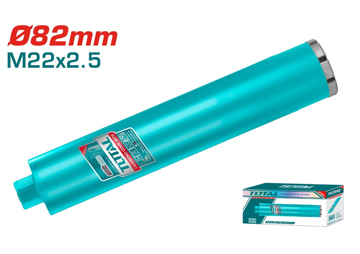 Ալմաստե թագագլխիկ հորատման 82մմ երկ. 450մմ TOTAL TAC2810821