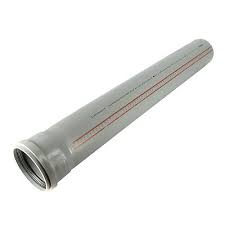 Խողովակ կցորդով մոխրագույն d110*1000մմ OSTENDORF - HTEM