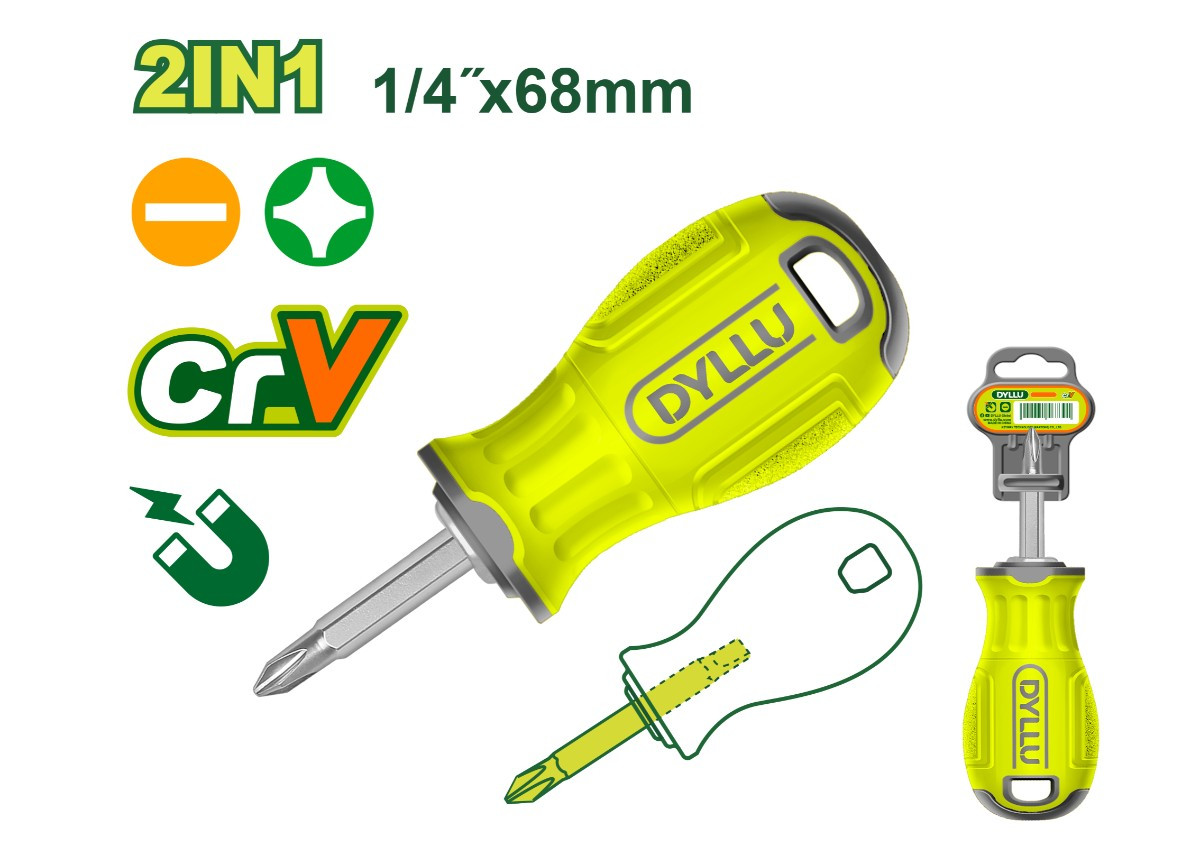 Отвертка 2-в-1  DTSS45M1 68мм DYLLU