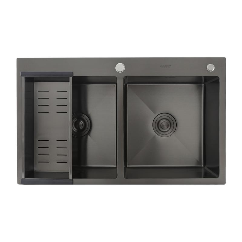 Мойка для кухни с коландером из нержавеющей стали  GS8350-6 Gappo