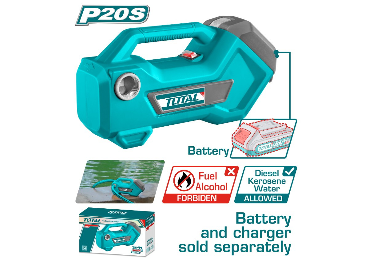 Փոխանցման պոմպ մարտկոցային 20Վ TOTAL TTPLI2001