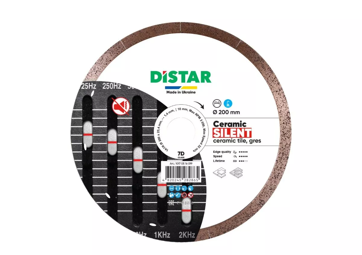 Диск алмазный 1A1R 200x25,4 Distar 10170516019