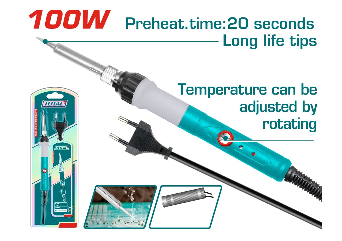 Էլեկտրական զոդիչ 100W TOTAL TET1100831