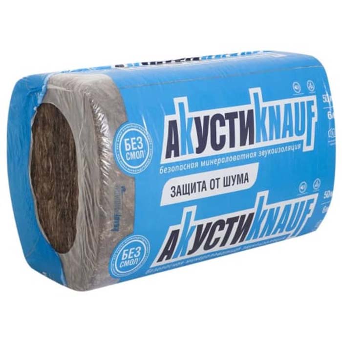 Ջերմամեկուսիչ (մինվատա) AS037 (75*610*1230մմ) ACK Knauf  փաթեթում՝ 12հատ,9 м2;