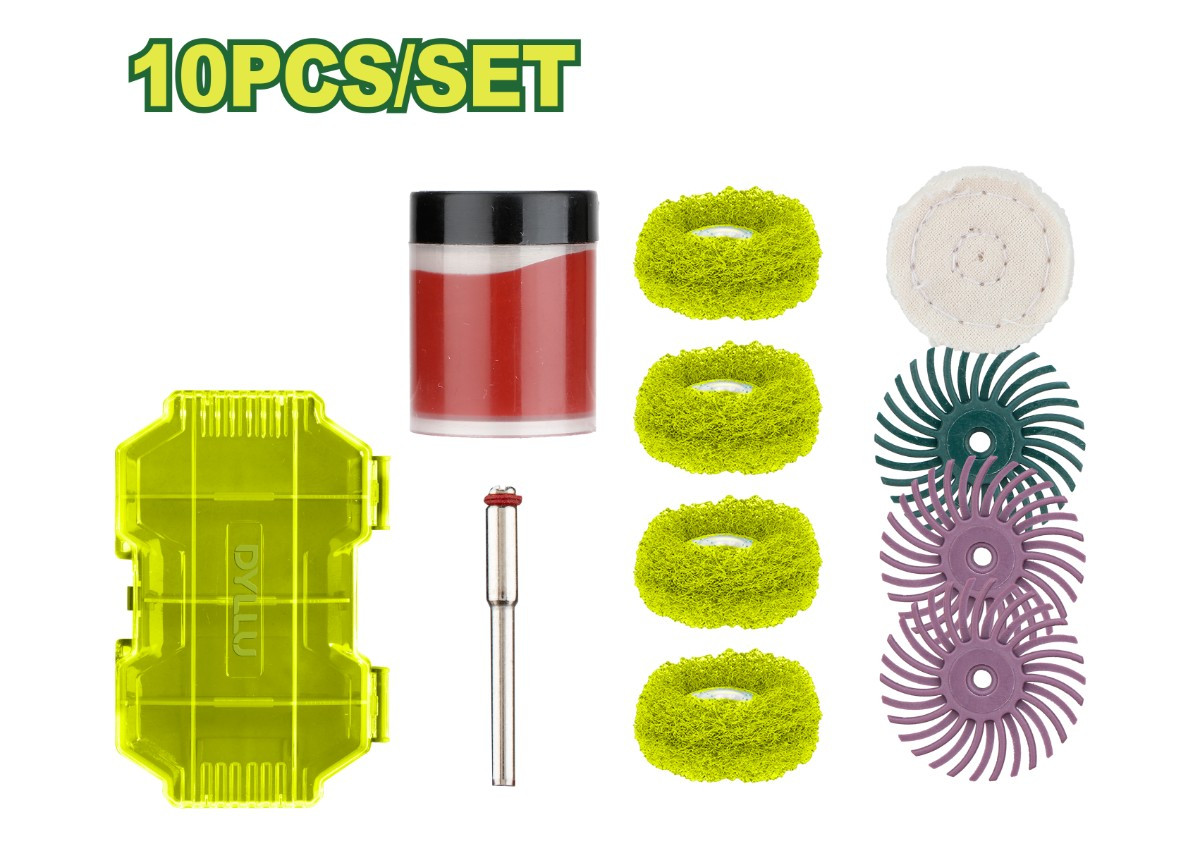 10 шт. шлифовальных и полировальных принадлежностей DYLLU DTRR5010 1-8''¶