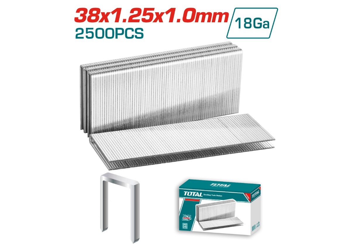 Սկոբ օդով ստեպլերի 38մմ TOTAL TAC918382