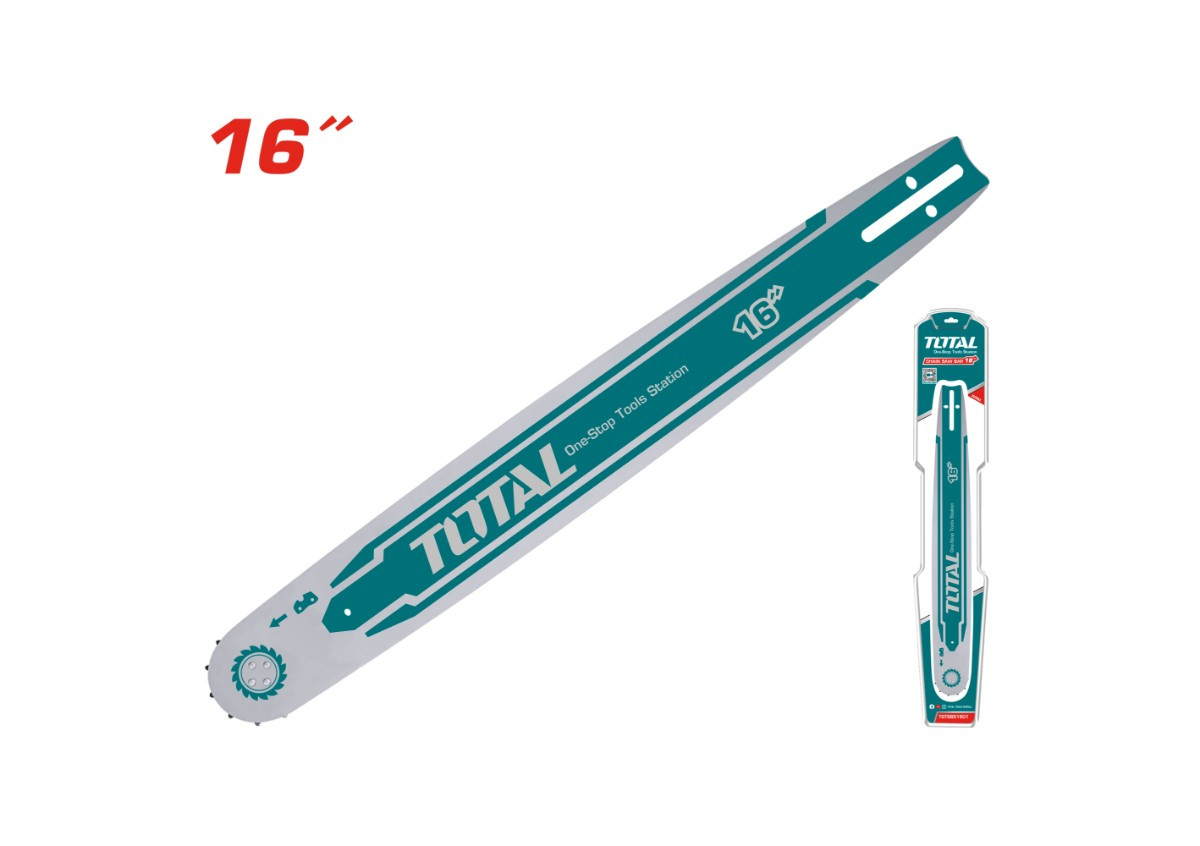 Շղթայավոր սղոցի քանոն 16'' TOTAL TGTSB51601