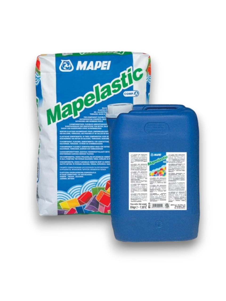 Ջրամեկուսիչ հեղուկ նյութ Mapelastic Aquadefense 32կգ(երկբաղ. 24կգ+8գ) MAPEI