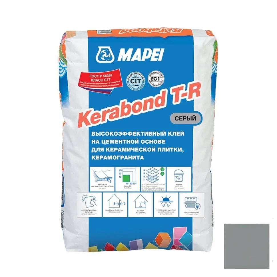 Սալիկի և կերամոգրանիտի սոսինձ Kerabond 25 կգ С1ТЕ MAPEI