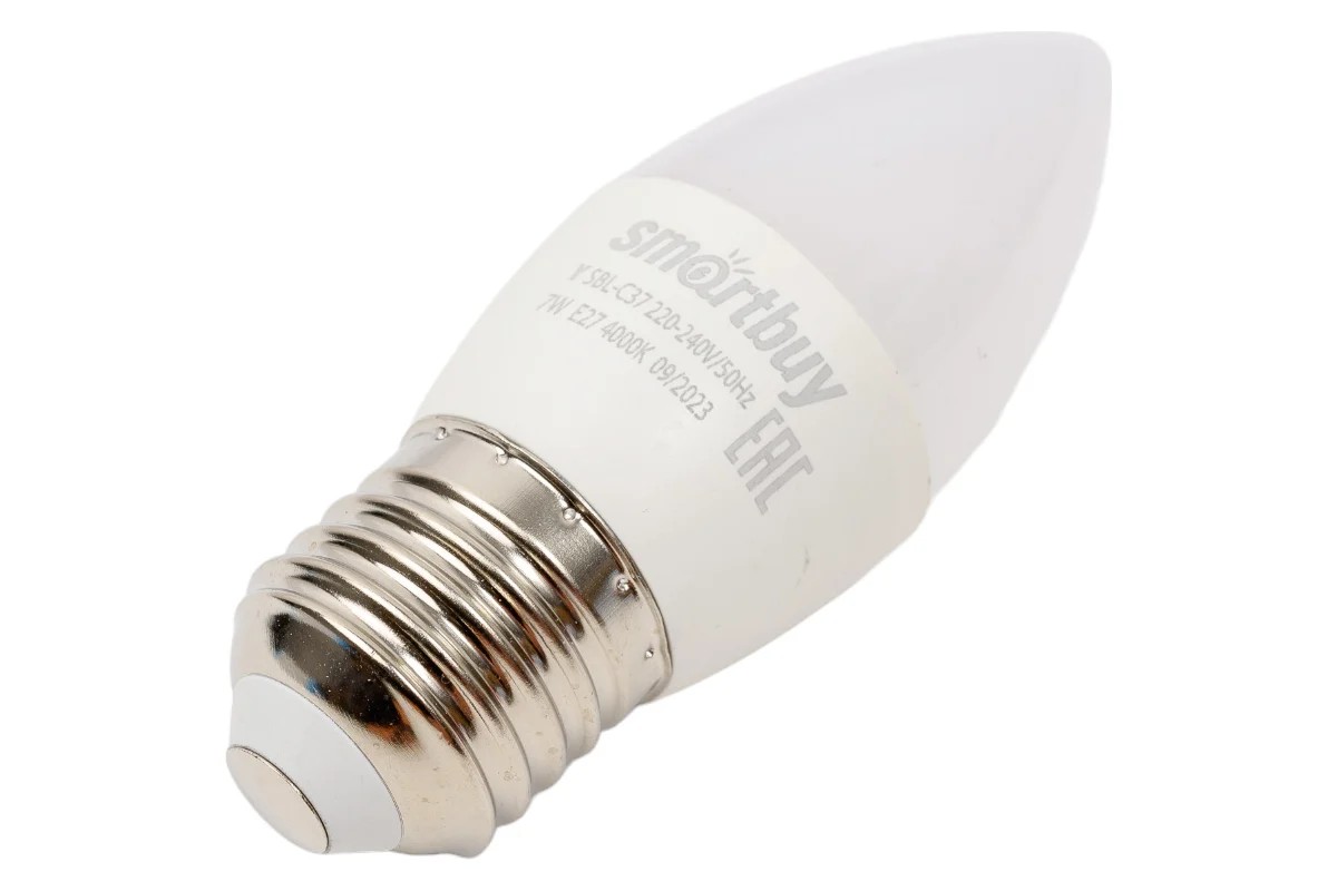 ԼԵԴ ԼՈՒՍԱՏՈՒ C37 7W E27 4000K SMARTBUY