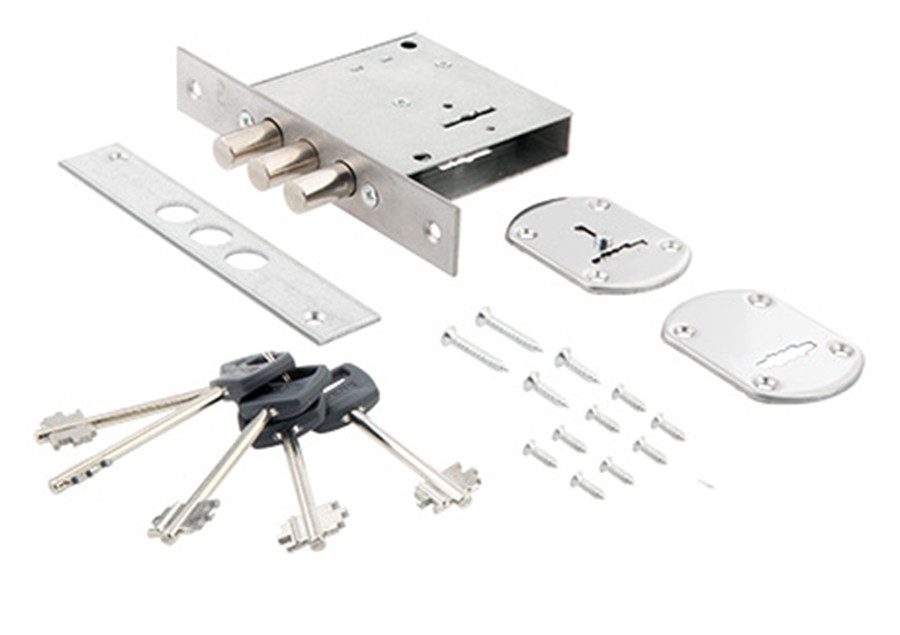 Փական մուտքի դռան սուվալդային  R13/S6-CR (5 keys, shank 45mm) Avers