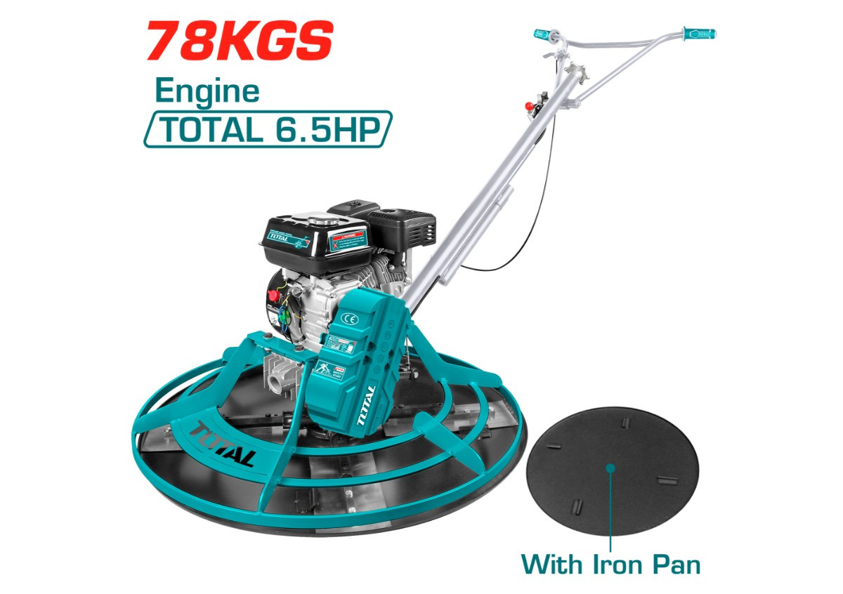 Бензиновый шлифовальный станок по бетону 4800 Вт TP9361-2 TOTAL