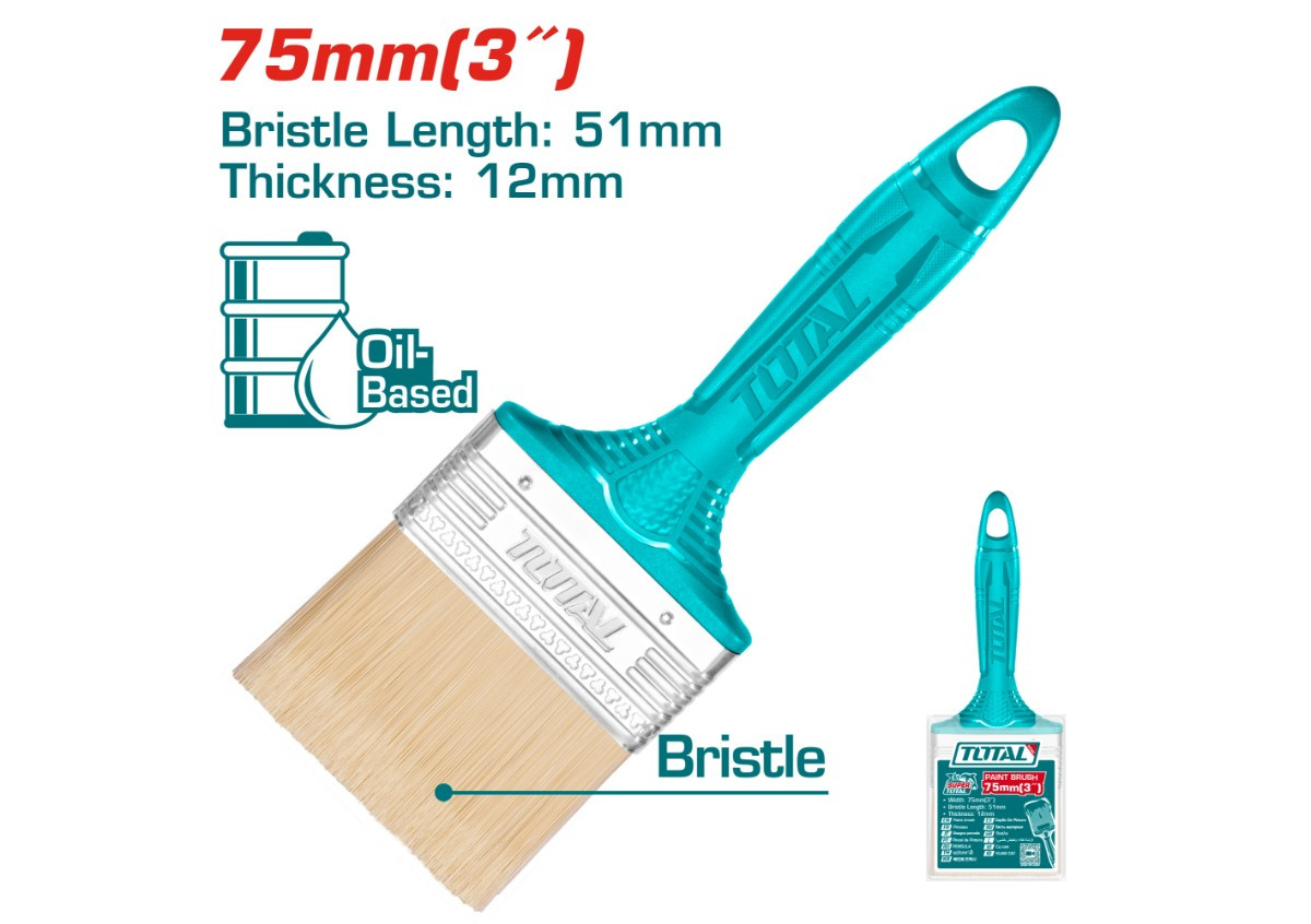 Վրձին պլասմասե 75մմ TOTAL THT845036