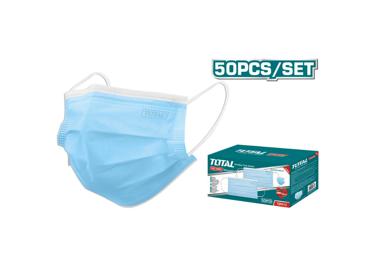 Դիմակ տուփով 50 հատ TOTAL TSP413