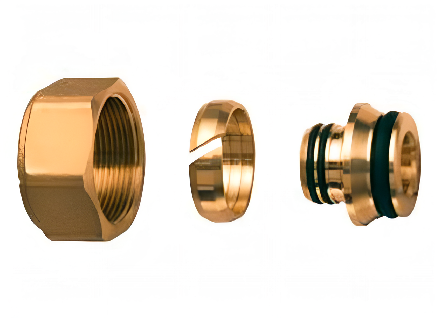 Մետաղապլաստե խողովակների ծայրային միացում, 26*3, միացնող պտուտակով M33x1.5 FAR