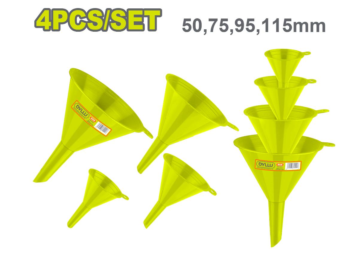 Набор пластиковых воронок  4шт DYLLU DTUFS2304