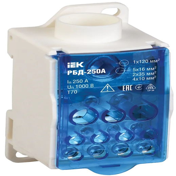 Տերմինալ կորպուսով 250A IEK