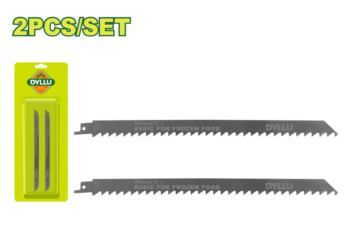 Սուսերավոր սղոցի դանակների (2 հատ) հավաքածու DYLLU DTJT1208 300մմ