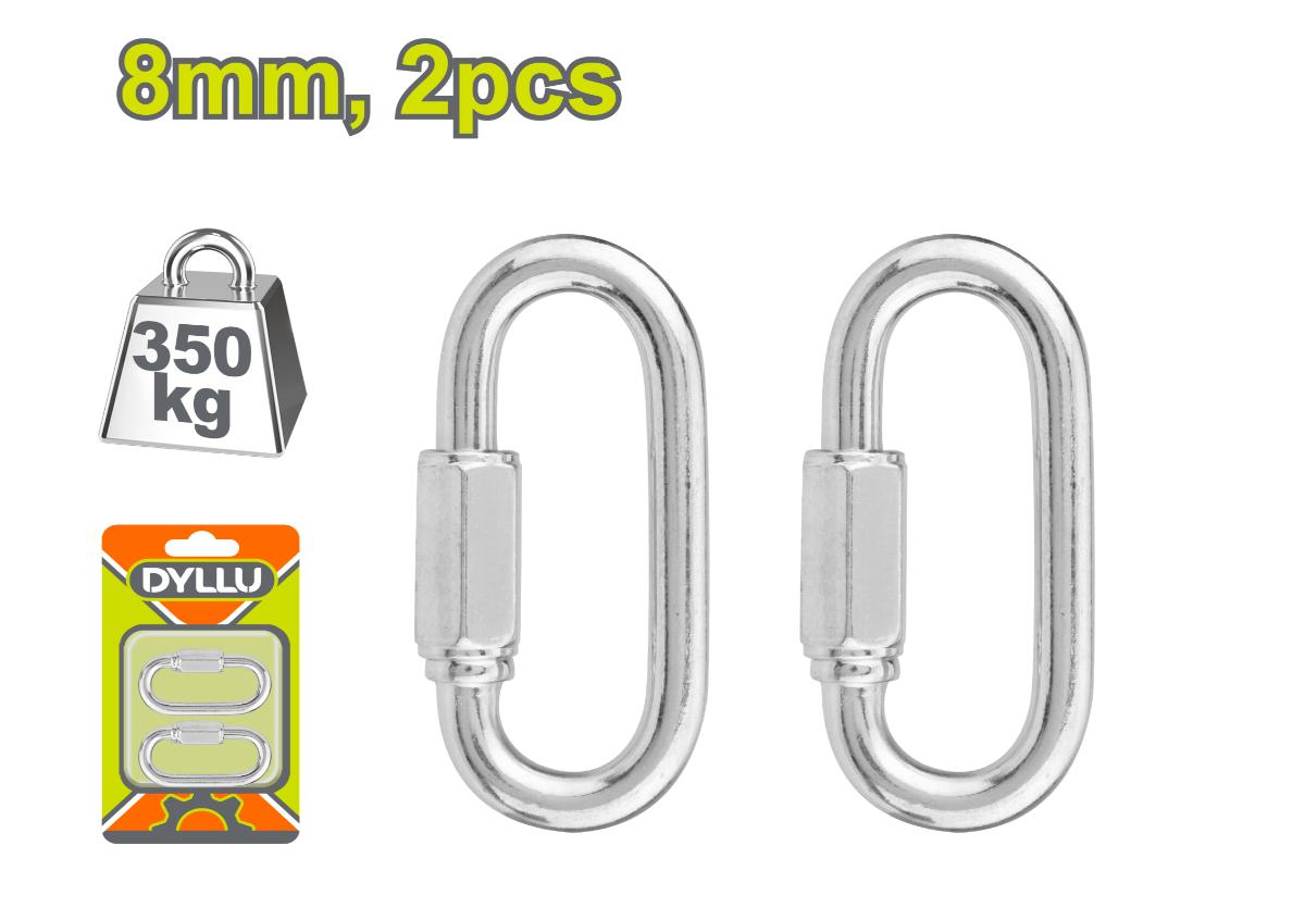 Карабин винтовой 8 мм  (2 шт.) DYLLU DTQL1K02